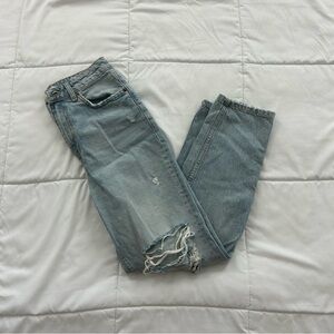 Zara high waisted straight leg jeans